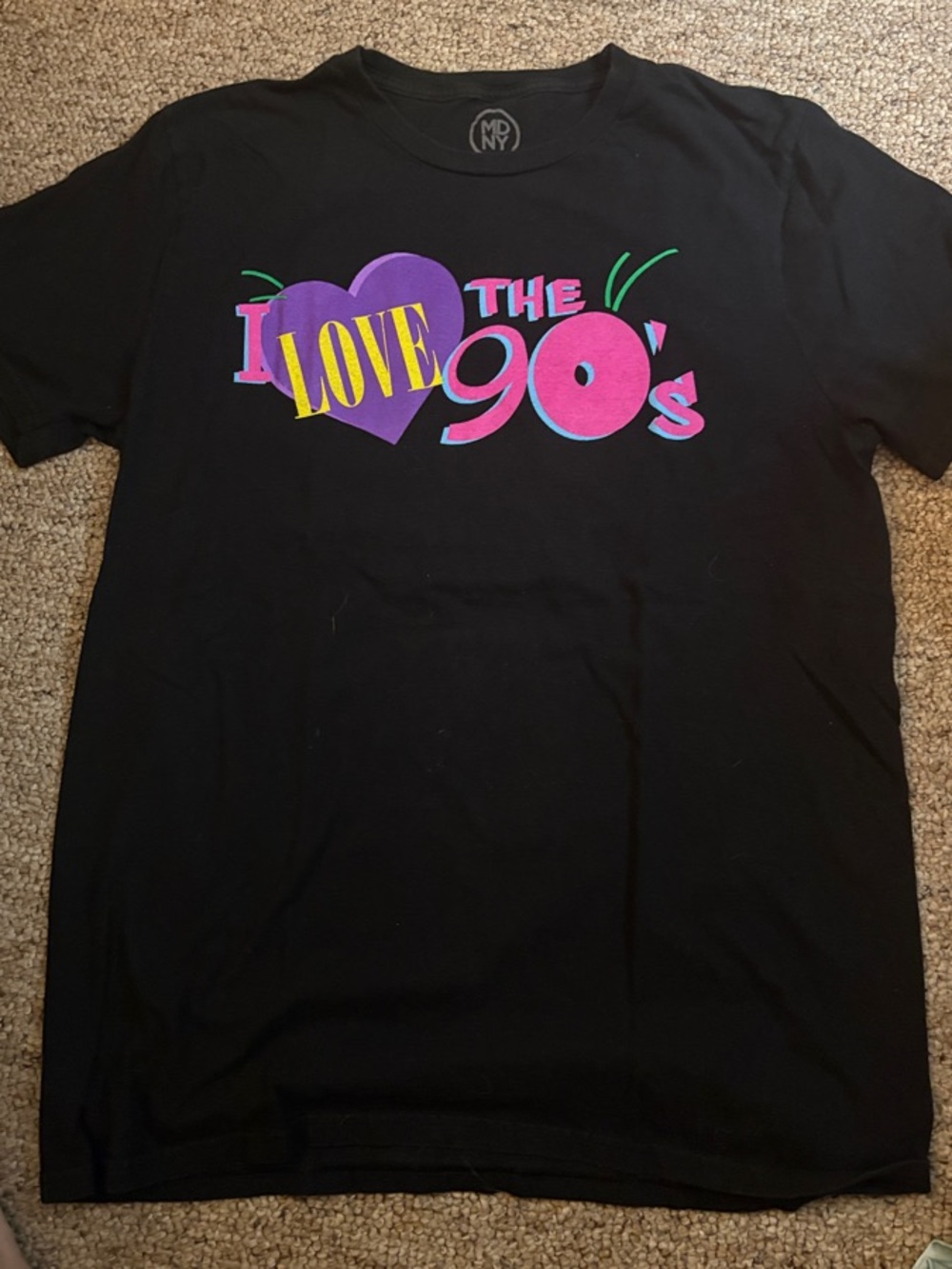 I Love The 90's Graphic Tee 2016 Tour- Black